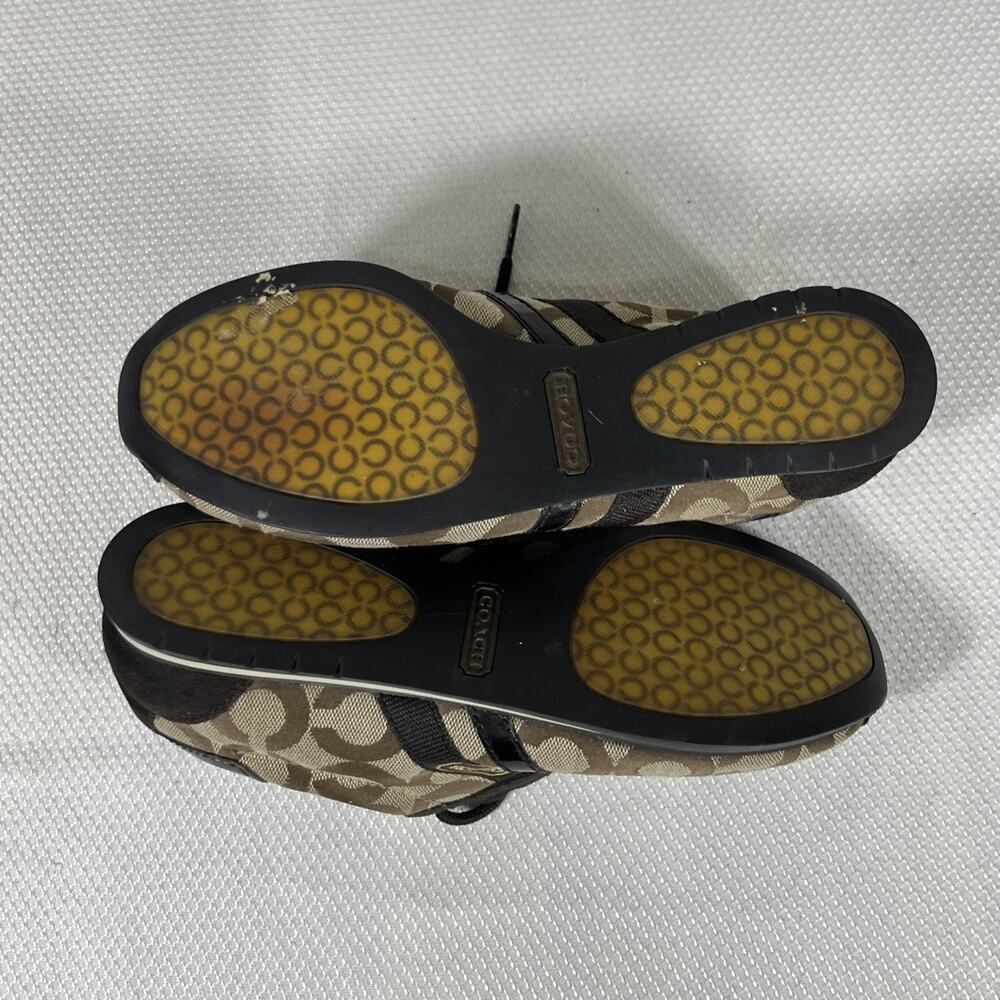 COACH KATHLEEN Brown Classic Women’s Sneakers Size‎ 6.5M - Picture 11 of 12